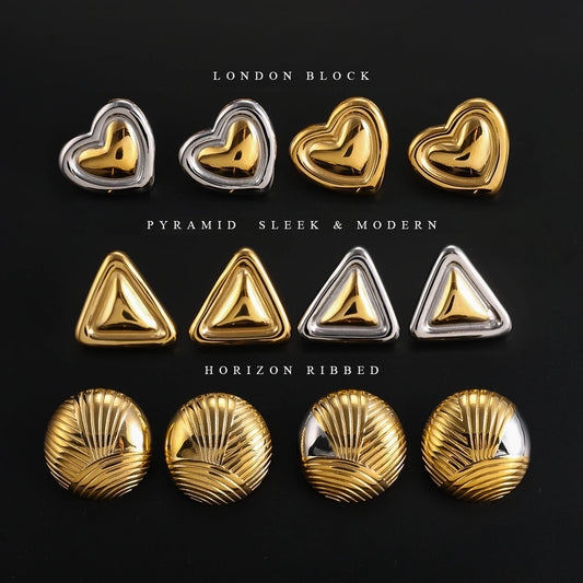 Vintage Triangle Earrings