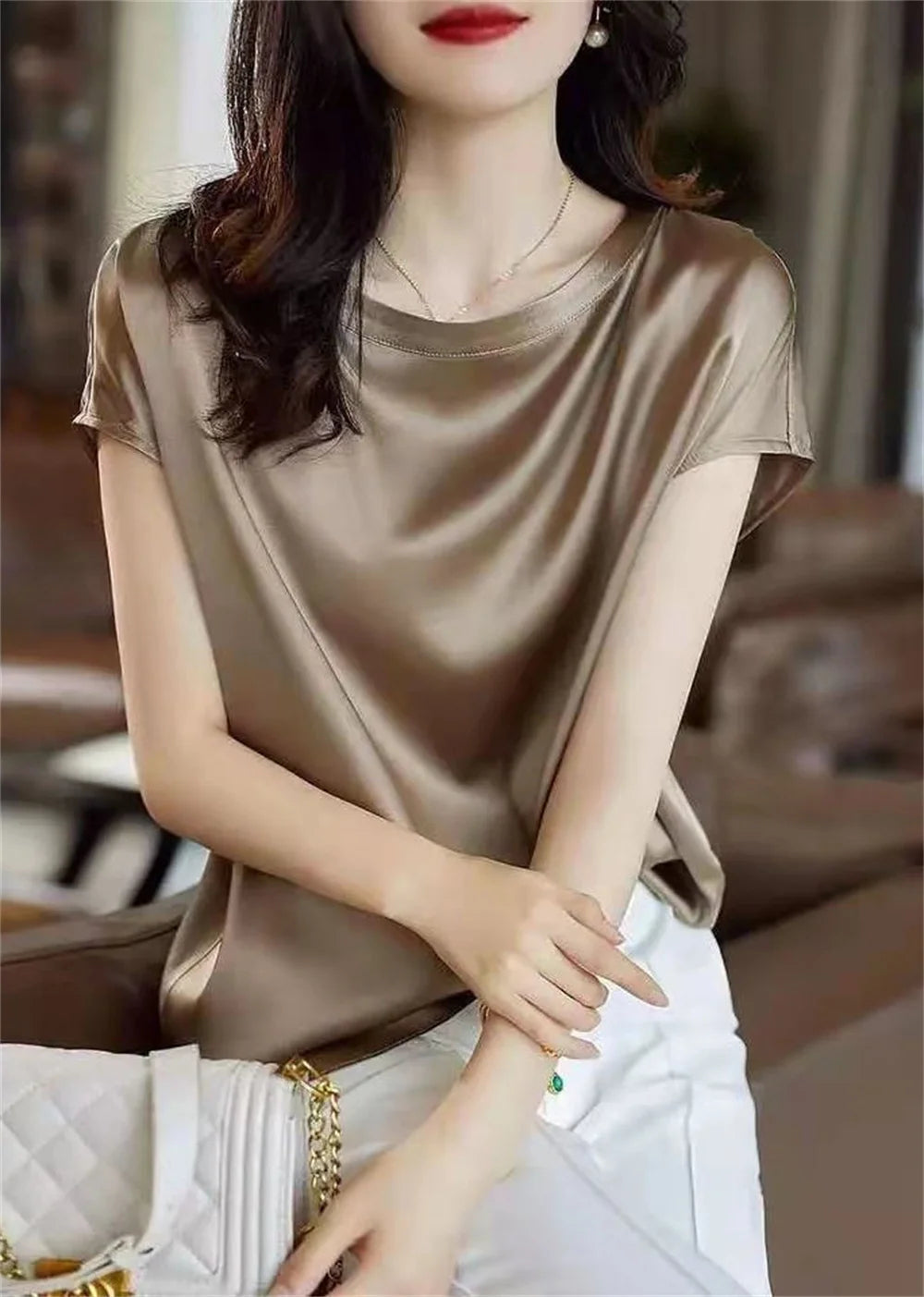 Women’s Satin Silk Shirts
