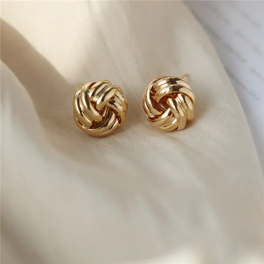 Punk Metal Knot Ball Stud