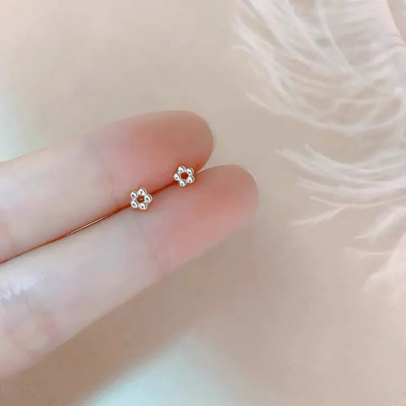 New Minimalism Heart Stud Earrings