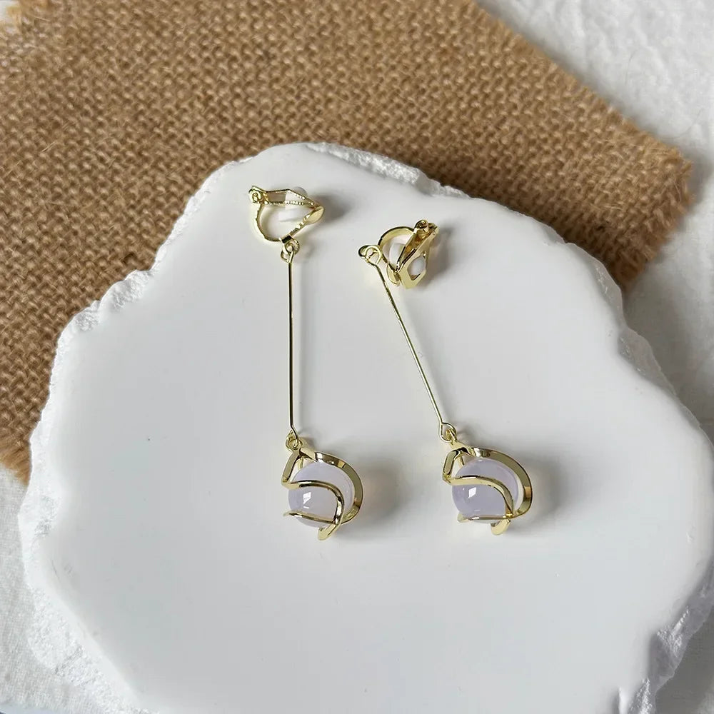 French Baroque Pearl Ear clip – 2025 New Hot Selling Ear clip Style for Women | No Ear Hole Required