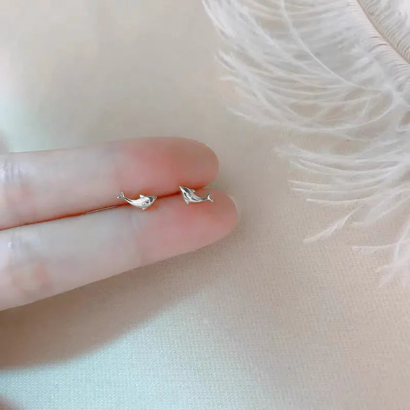 New Minimalism Heart Stud Earrings