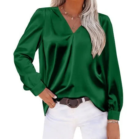 Spring-Summer Satin Shirt