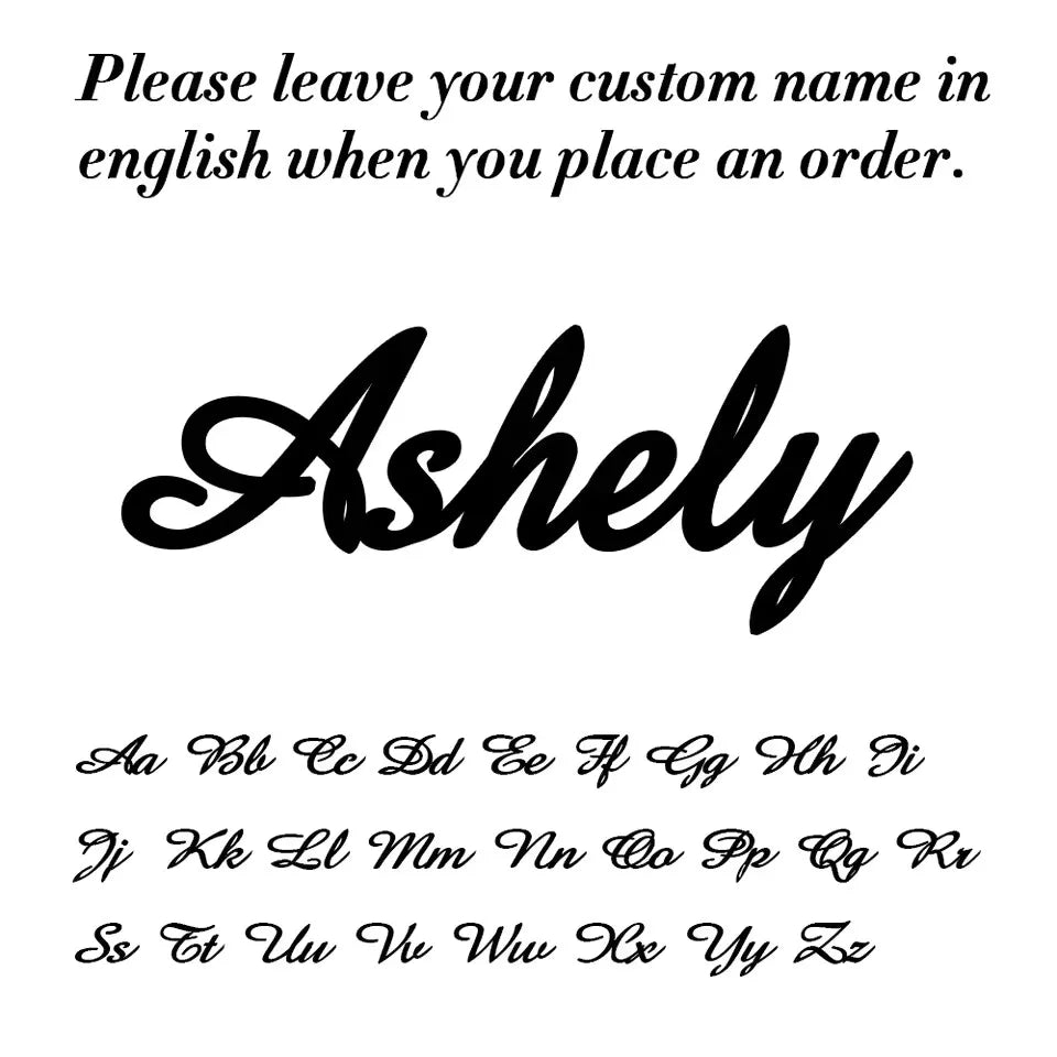 Custom Nameplate Choker – Personalized Stainless Steel Pendant for Women & Men