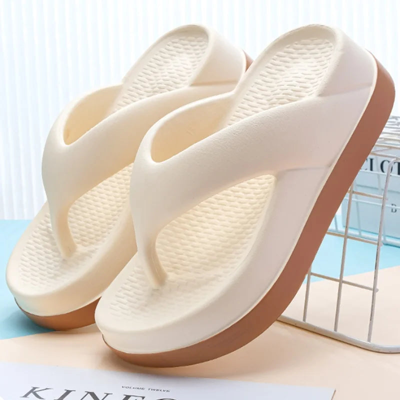 2025 Trendy Women’s Flip Flops – Casual Non-Slip Platform Sandals with Unique Features, Perfect for Outdoor Wear