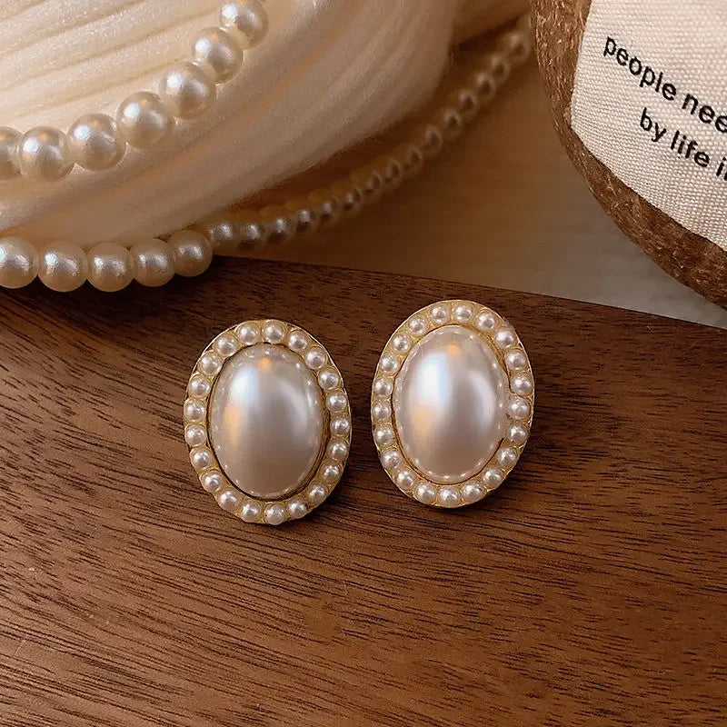 French Baroque Pearl Ear clip – 2025 New Hot Selling Ear clip Style for Women | No Ear Hole Required