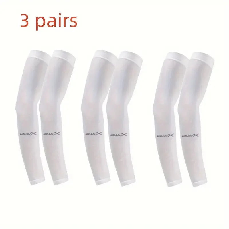3 Pairs of Breathable Sun Protection Sleeves – Stay Cool, Stay Protected!
