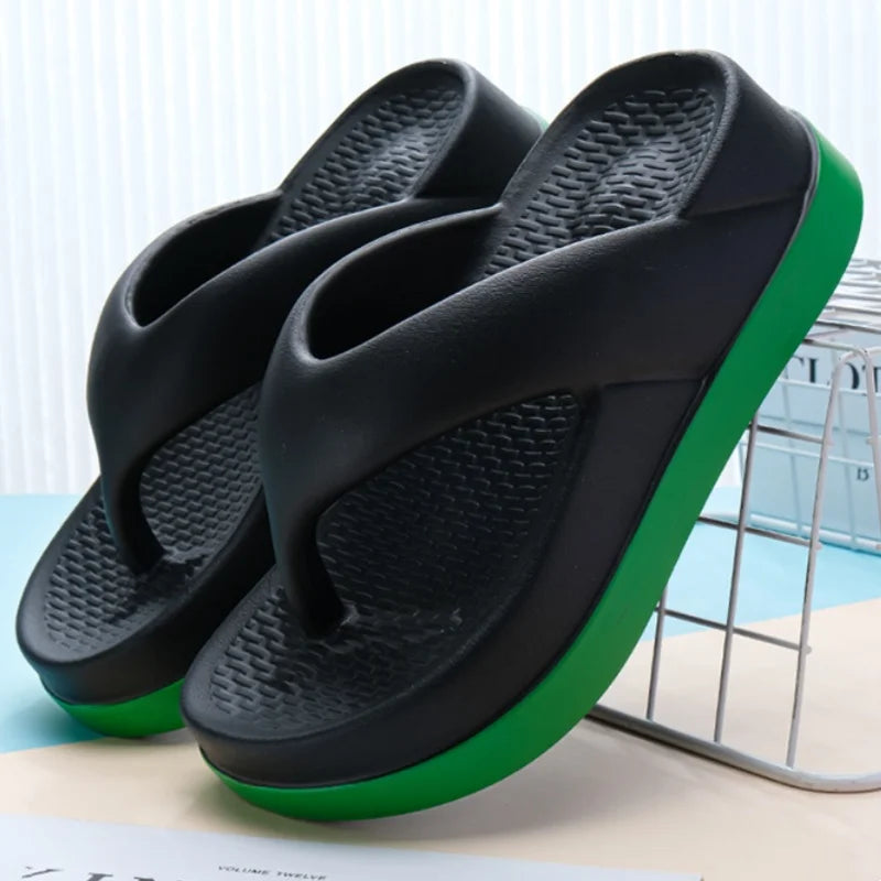 2025 Trendy Women’s Flip Flops – Casual Non-Slip Platform Sandals with Unique Features, Perfect for Outdoor Wear