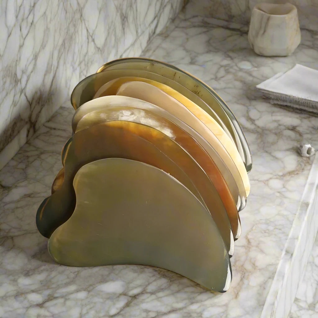 Natural Ox Horn Gua Sha Board – Rejuvenate, Sculpt & Glow!