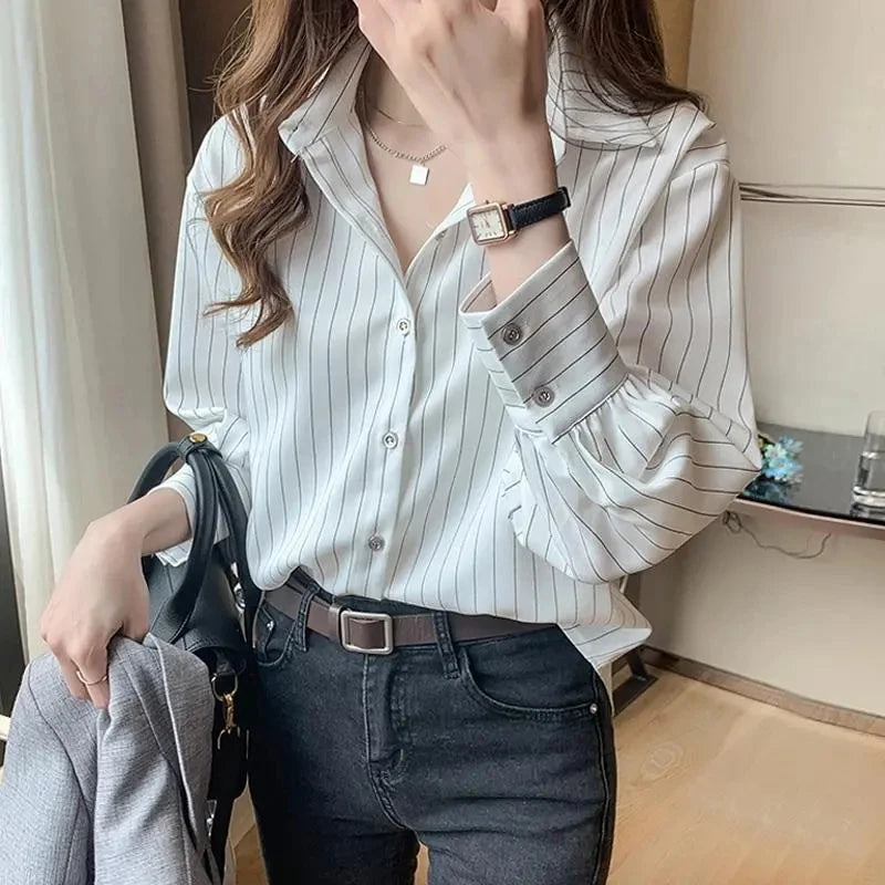 Women's Vintage Striped Shirt