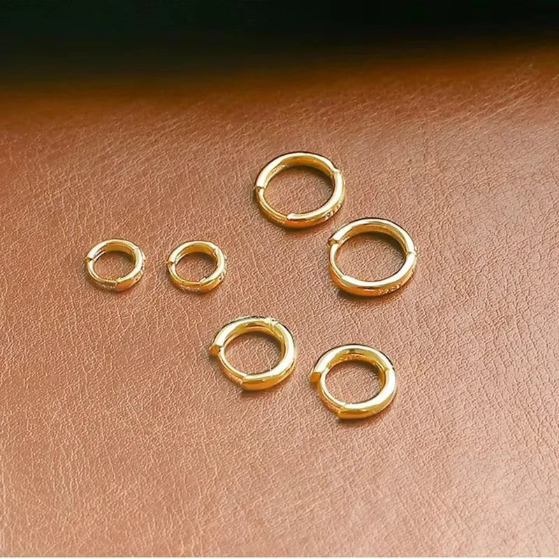 18G Small Sleeper Hoop Earrings – Tiny Huggie Earrings for Women & Men | Cartilage, Helix, Daith, Tragus Piercing Jewelry