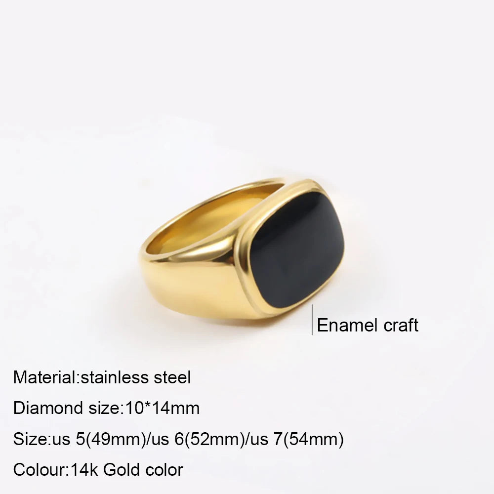 Stainless Steel Fashion Ring – Elegant Anillo Ringen Mujer | Women’s Couple Matching Jewelry