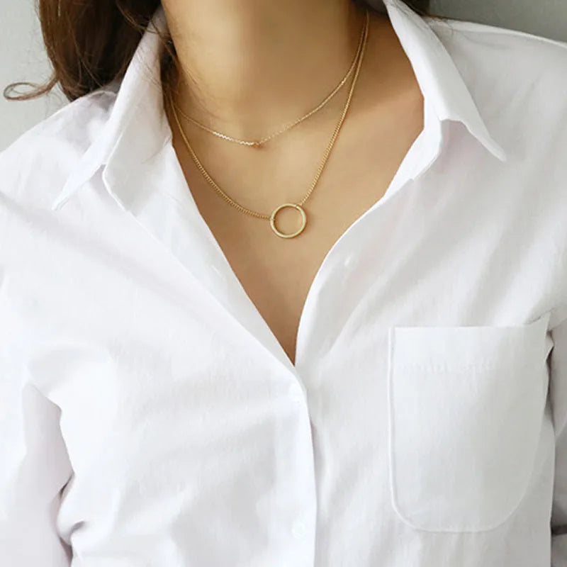 Women's White Office Shirt