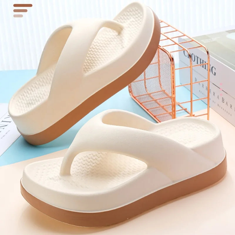 2025 Trendy Women’s Flip Flops – Casual Non-Slip Platform Sandals with Unique Features, Perfect for Outdoor Wear
