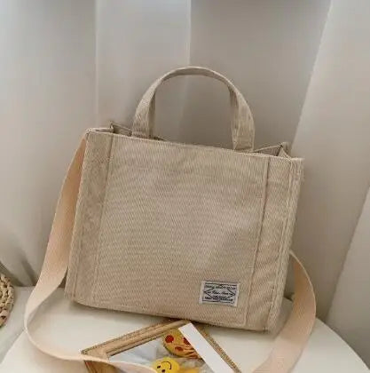 Corduroy Handbag