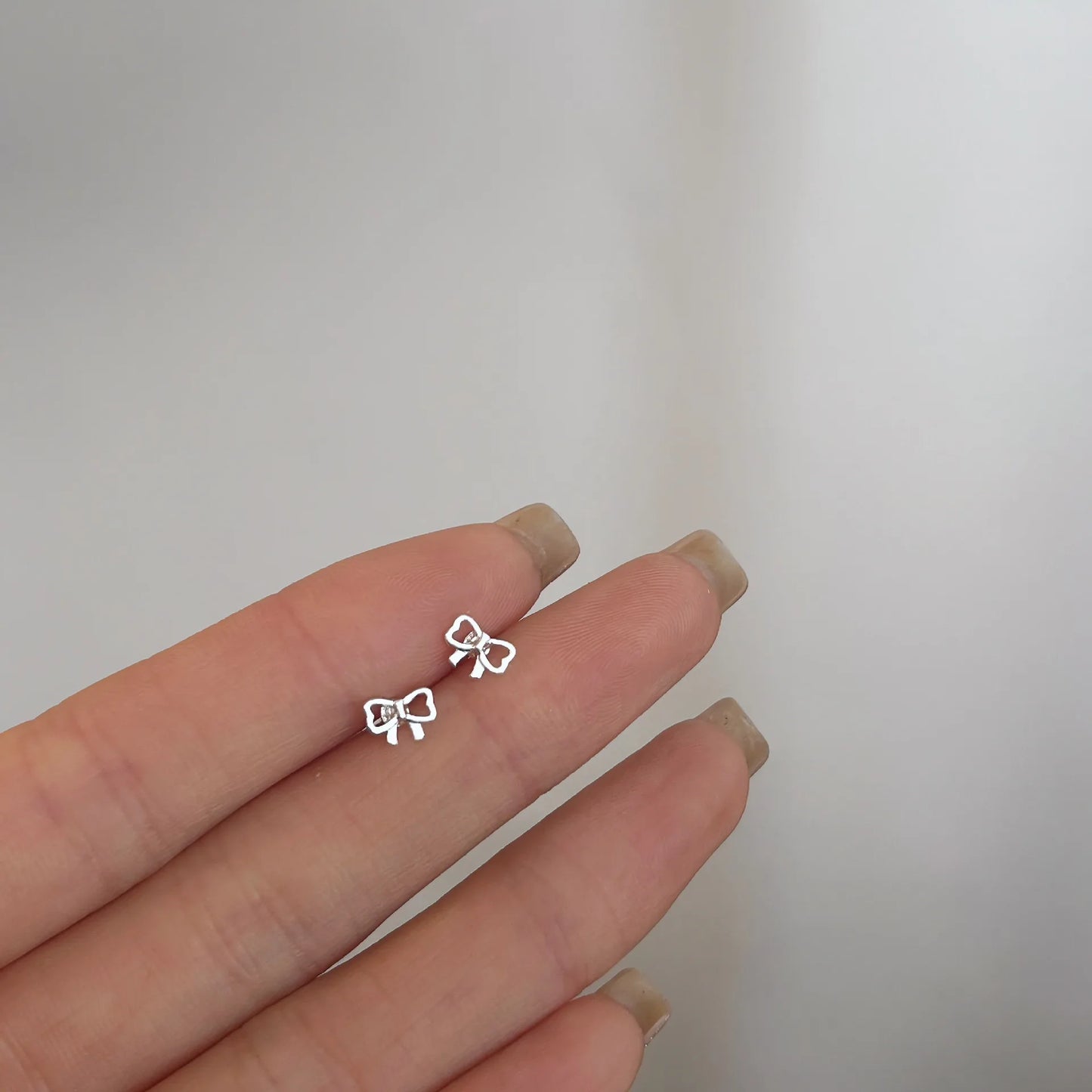 Minimalist Star Stud Earrings – Silver Color, Hypoallergenic Jewelry for Women & Girls