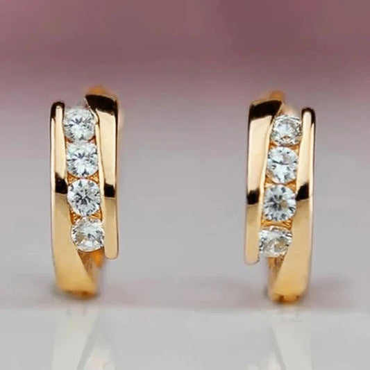 Gold Color Hoop Earrings