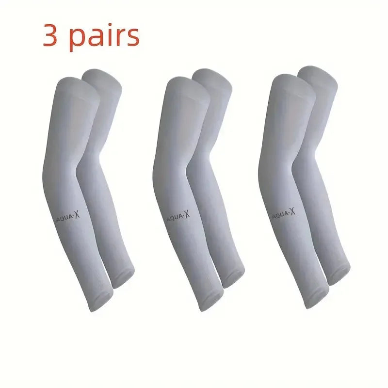 3 Pairs of Breathable Sun Protection Sleeves – Stay Cool, Stay Protected!