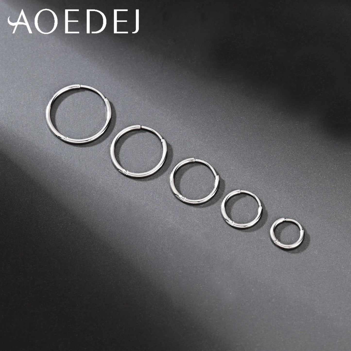 20G Stainless Steel Hoop Earring with CZ Crystal – Unisex Conch & Helix Cartilage Jewelry