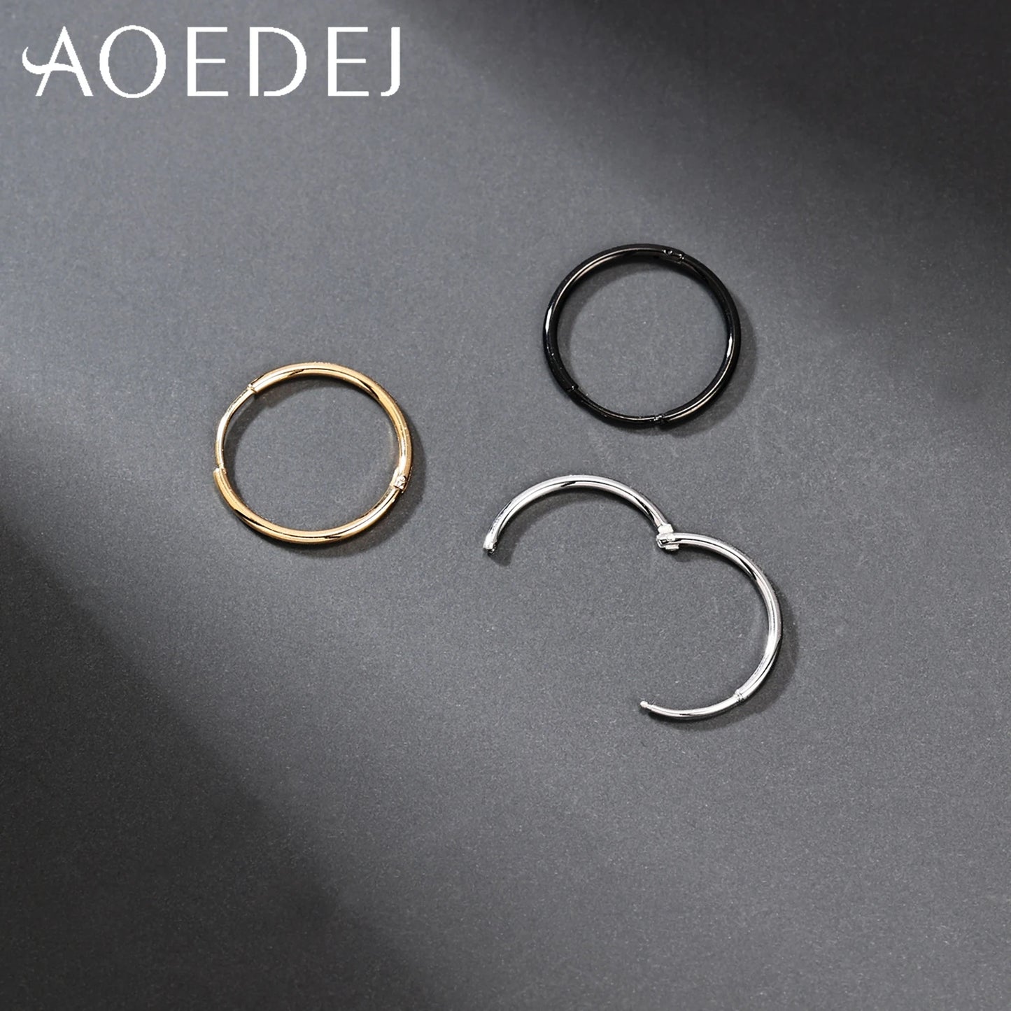 20G Stainless Steel Hoop Earring with CZ Crystal – Unisex Conch & Helix Cartilage Jewelry