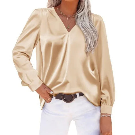 Spring-Summer Satin Shirt