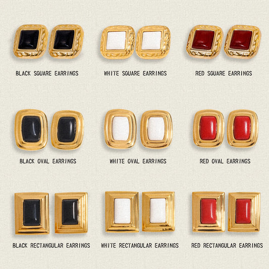 Geometric  Ear Studs