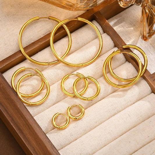 Minimalist  Hoop Earrings