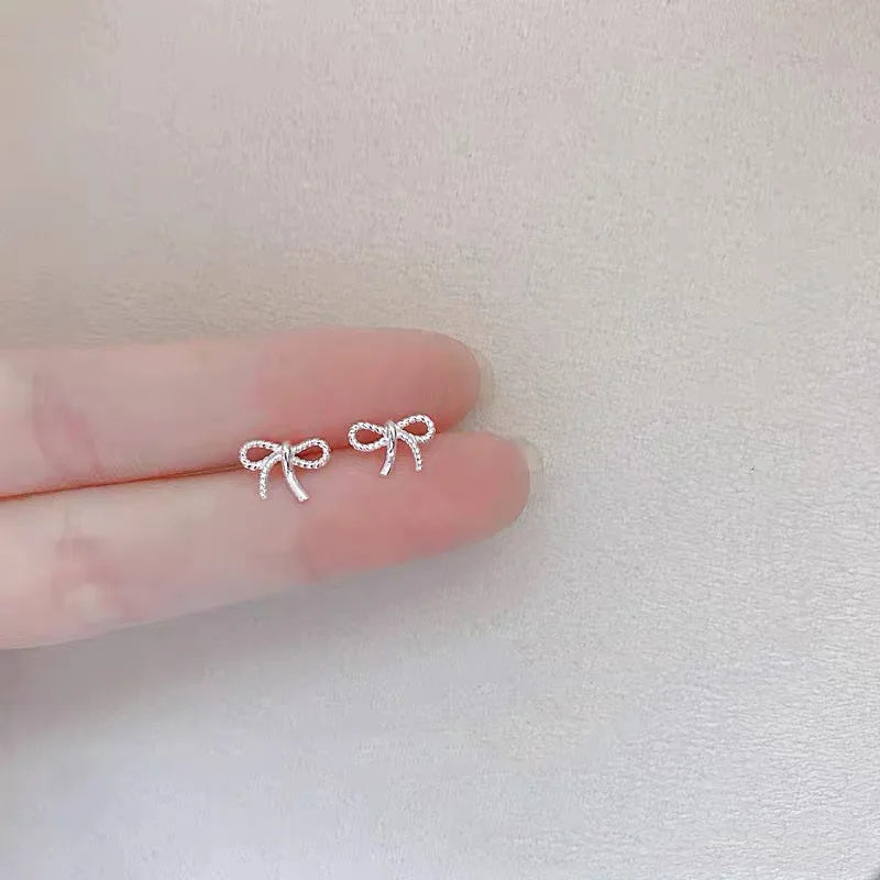 Minimalist Star Stud Earrings – Silver Color, Hypoallergenic Jewelry for Women & Girls