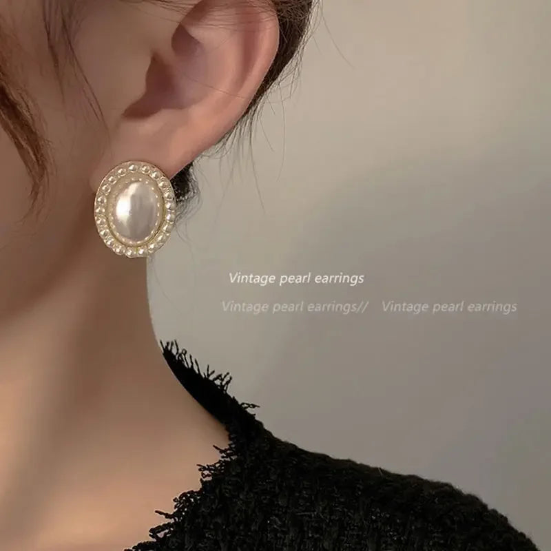 French Baroque Pearl Ear clip – 2025 New Hot Selling Ear clip Style for Women | No Ear Hole Required