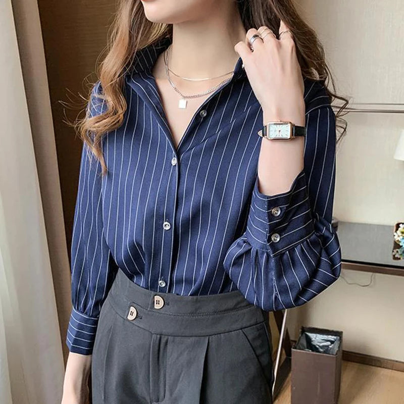 Women's Vintage Striped Shirt