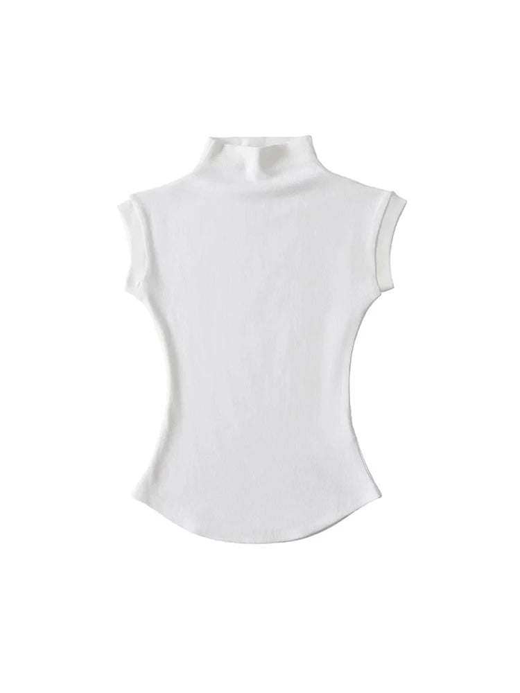 Women’s  Sleeveless Turtleneck Tops