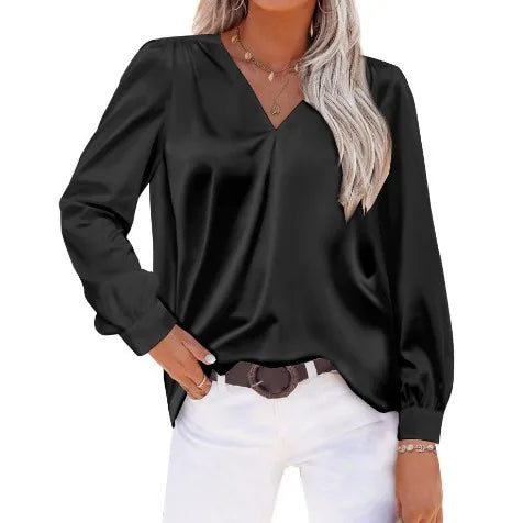 Spring-Summer Satin Shirt