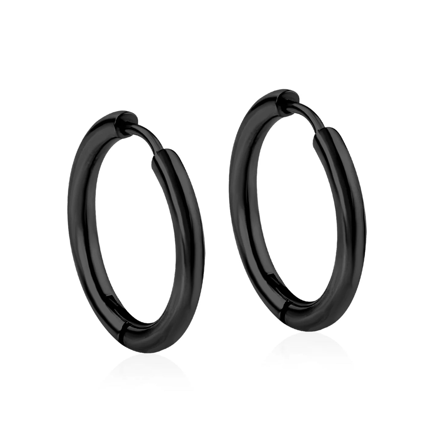 Simple Rectangle & U-Shaped Round Hoop Earrings – Minimalist Style for Women