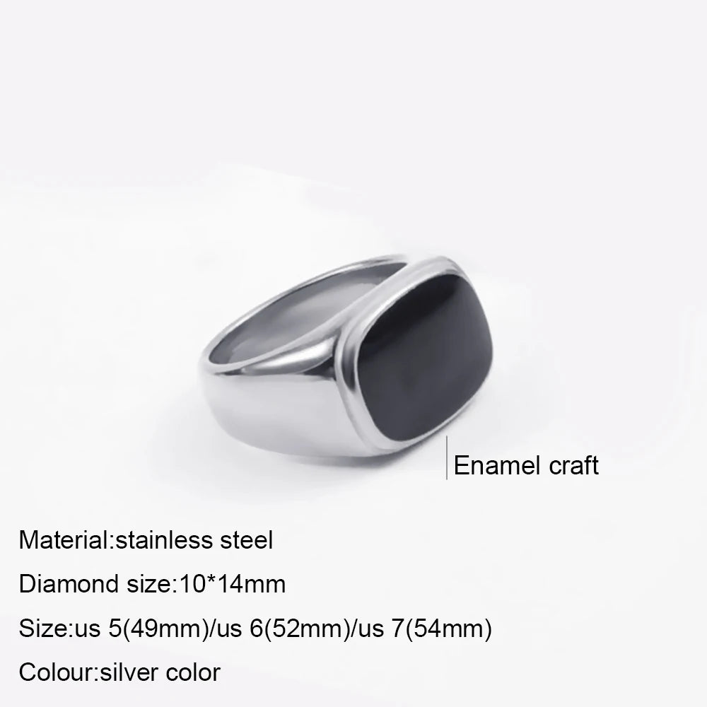 Stainless Steel Fashion Ring – Elegant Anillo Ringen Mujer | Women’s Couple Matching Jewelry