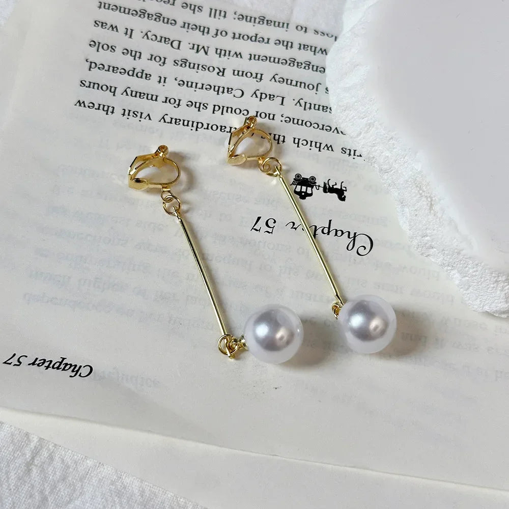 French Baroque Pearl Ear clip – 2025 New Hot Selling Ear clip Style for Women | No Ear Hole Required