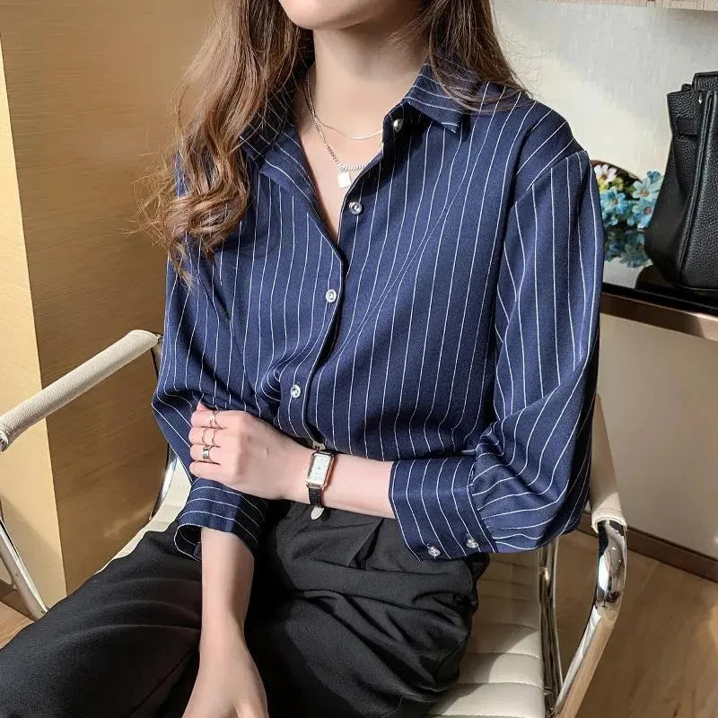 Women's Vintage Striped Shirt