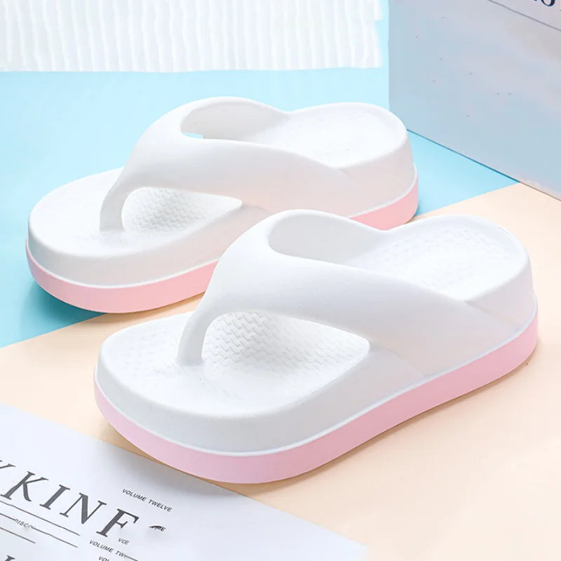 2025 Trendy Women’s Flip Flops – Casual Non-Slip Platform Sandals with Unique Features, Perfect for Outdoor Wear