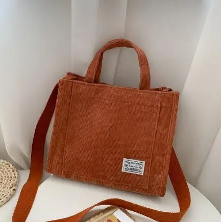 Corduroy Handbag