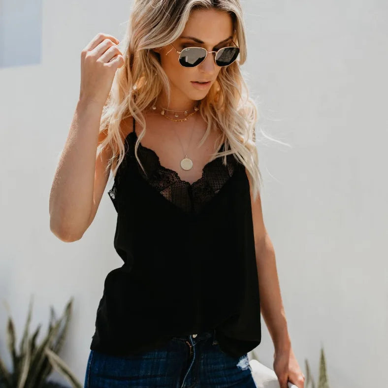 Women’s Silk Satin Tank & Tube Tops