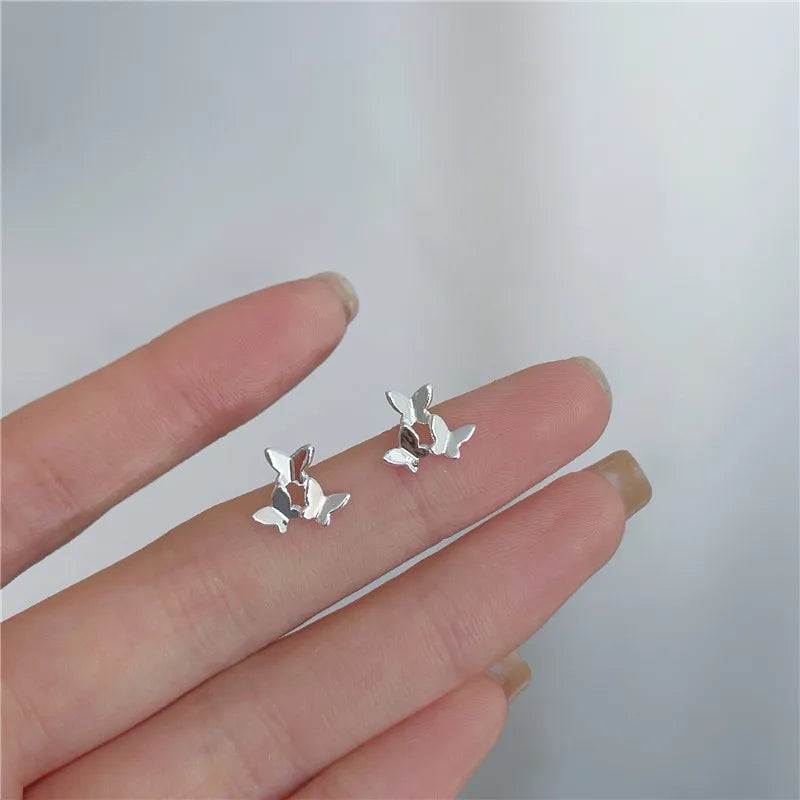 New Minimalism Heart Stud Earrings