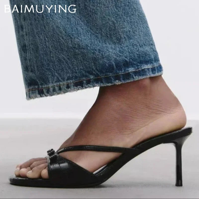 Designer High Heel Slippers