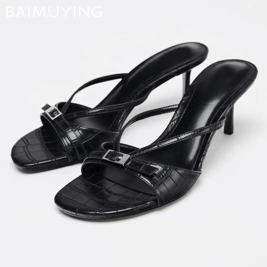 Designer High Heel Slippers